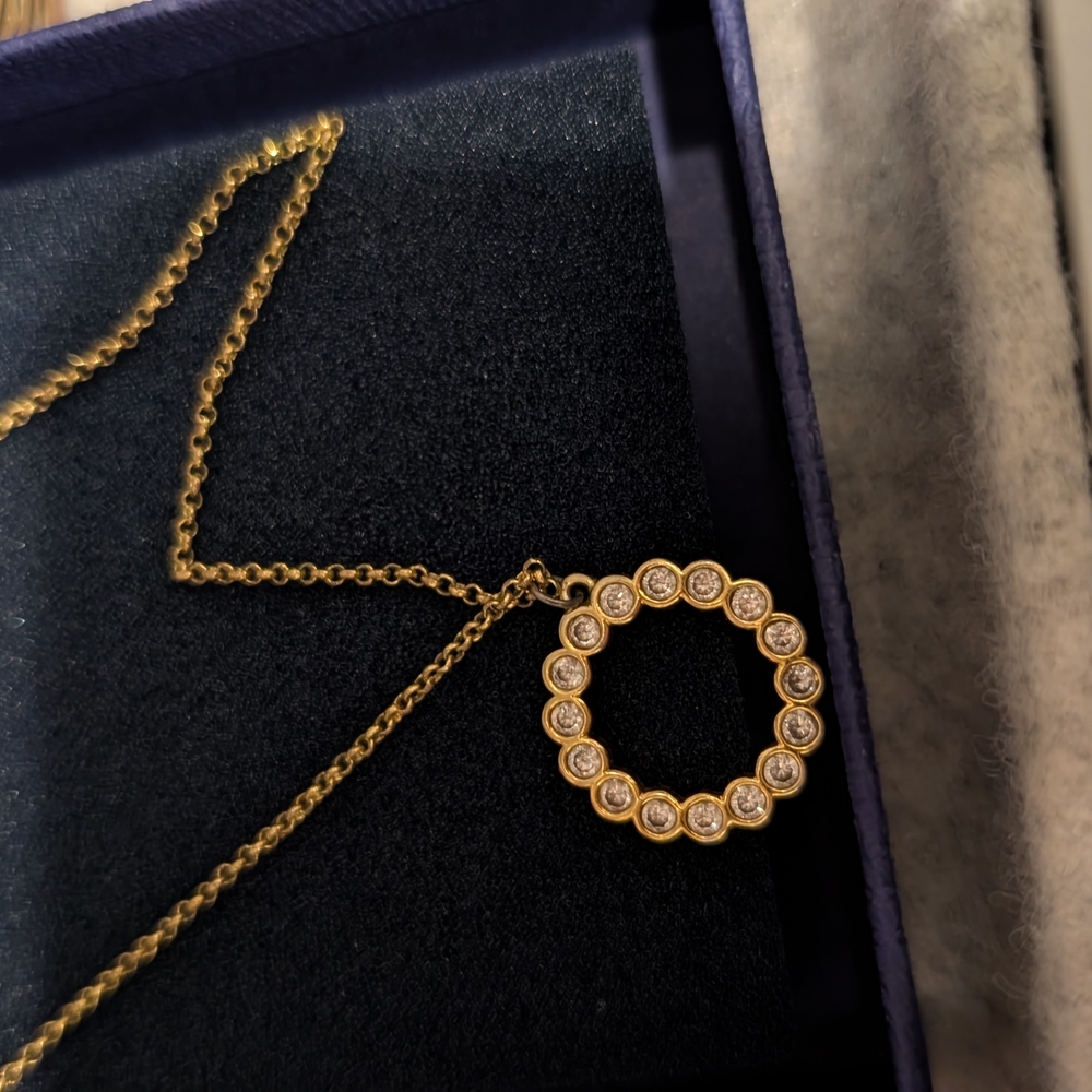 Kate Spade Gold Circle Pendant Necklace